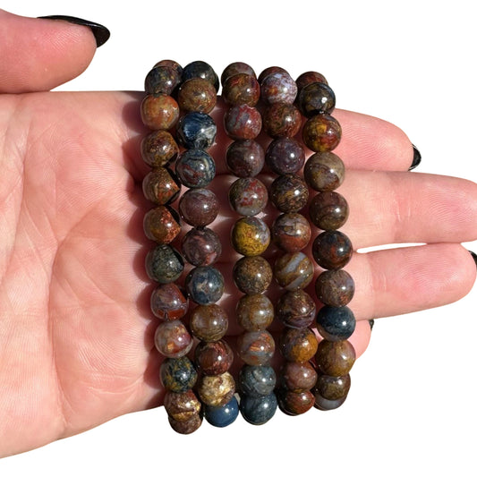 Pietersite Bead Bracelets 8mm