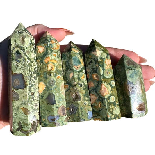 Rainforest Jasper (Rhyolite) Towers