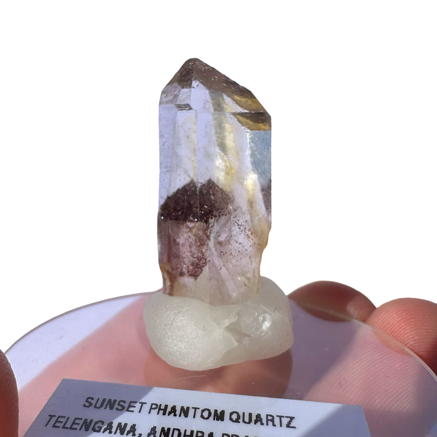 Sunset Phantom Quartz Point Grade B #24