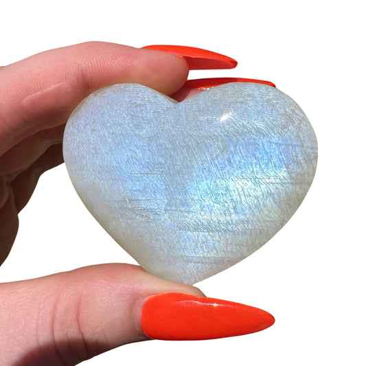 High Grade Moonstone Hearts