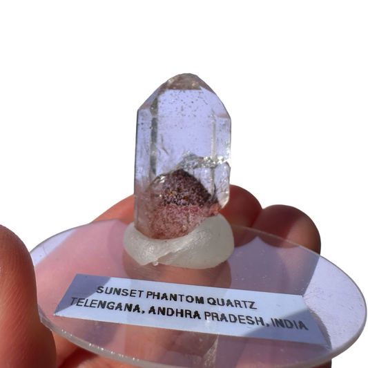 Sunset Phantom Quartz Point Grade A #4