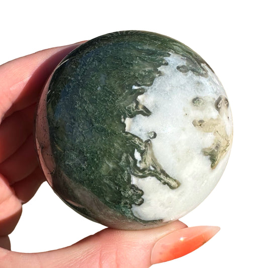 Moss Agate Sphere #65