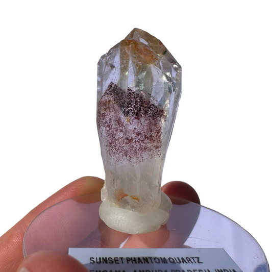 Sunset Phantom Quartz Point Grade B #15