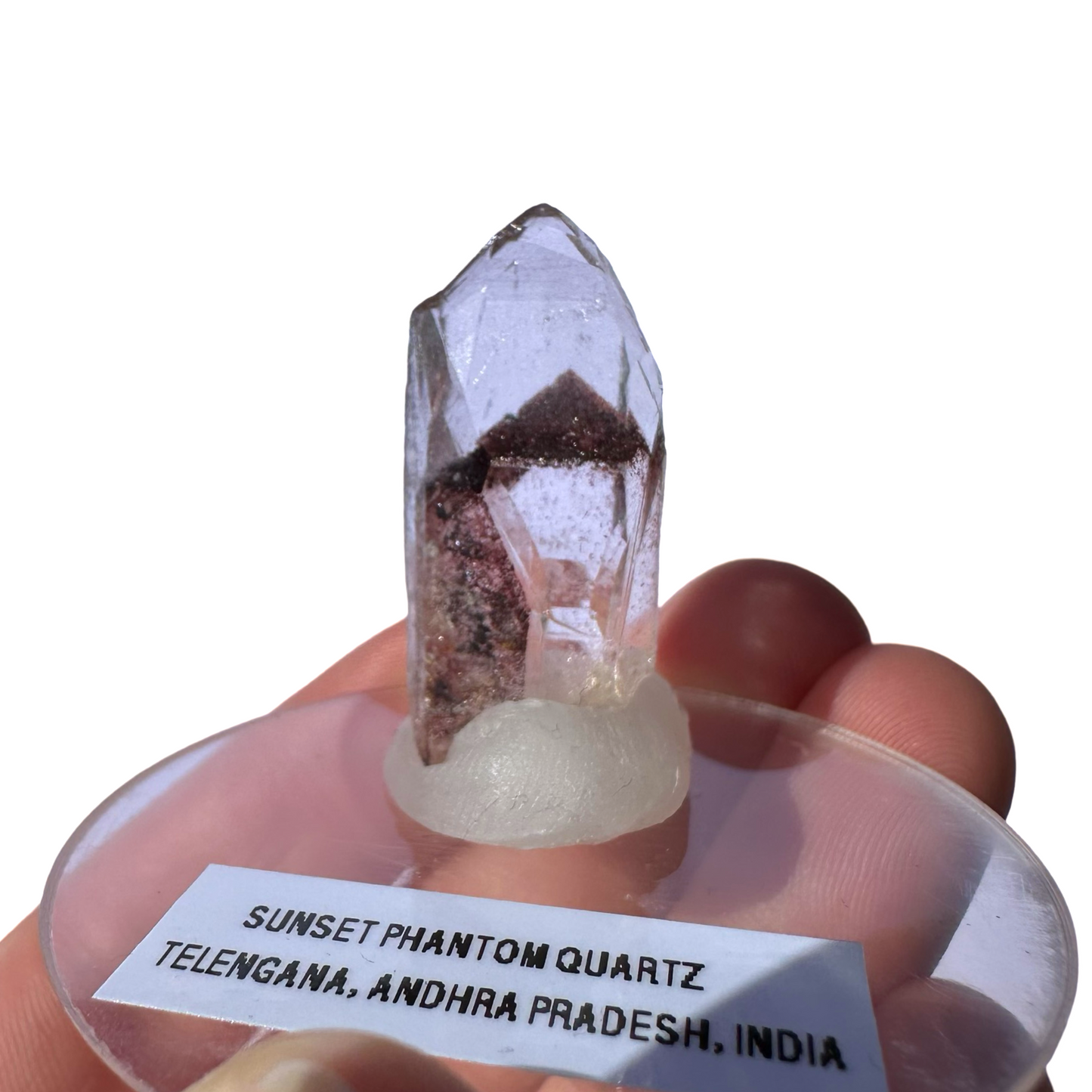 Sunset Phantom Quartz Point Grade A #7