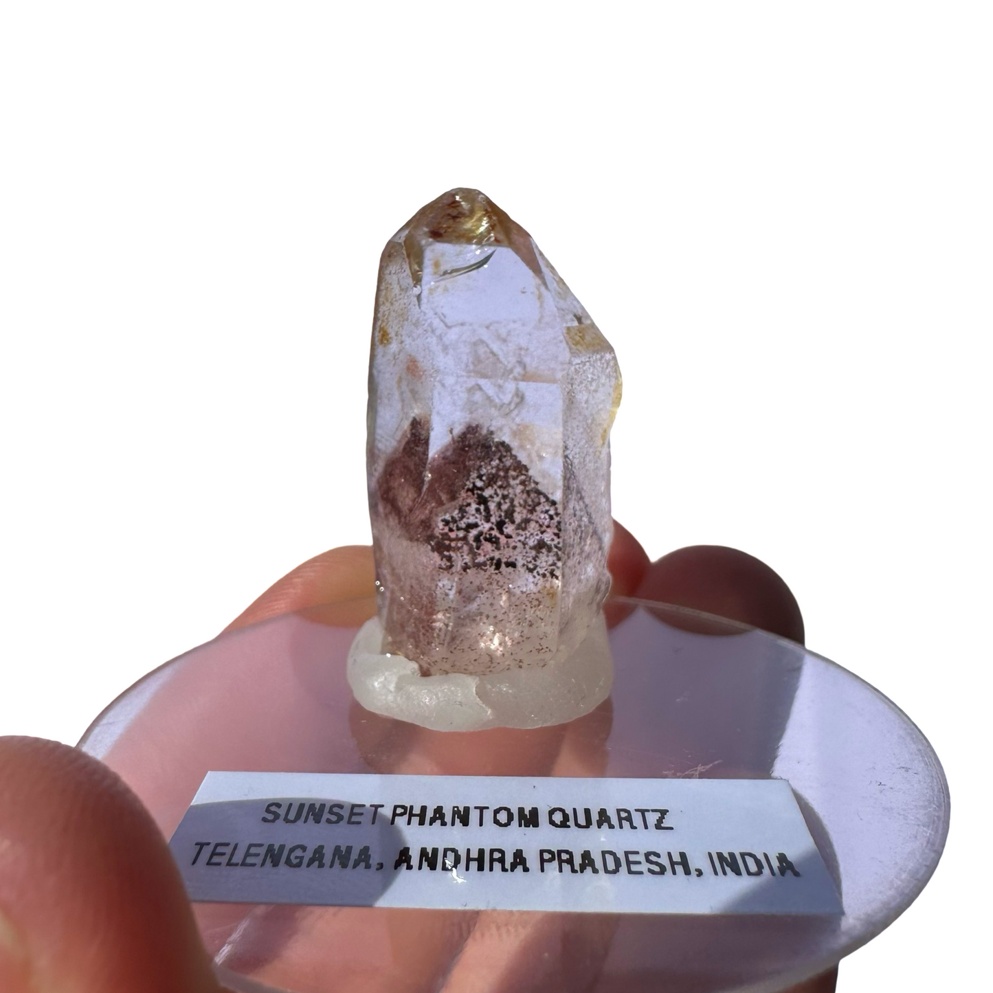 Sunset Phantom Quartz Point Grade A #8