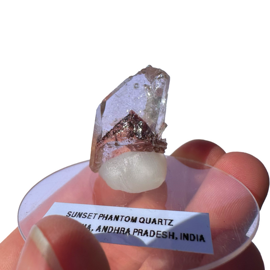 Sunset Phantom Quartz Point Grade A #14