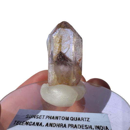 Sunset Phantom Quartz Point Grade B #20