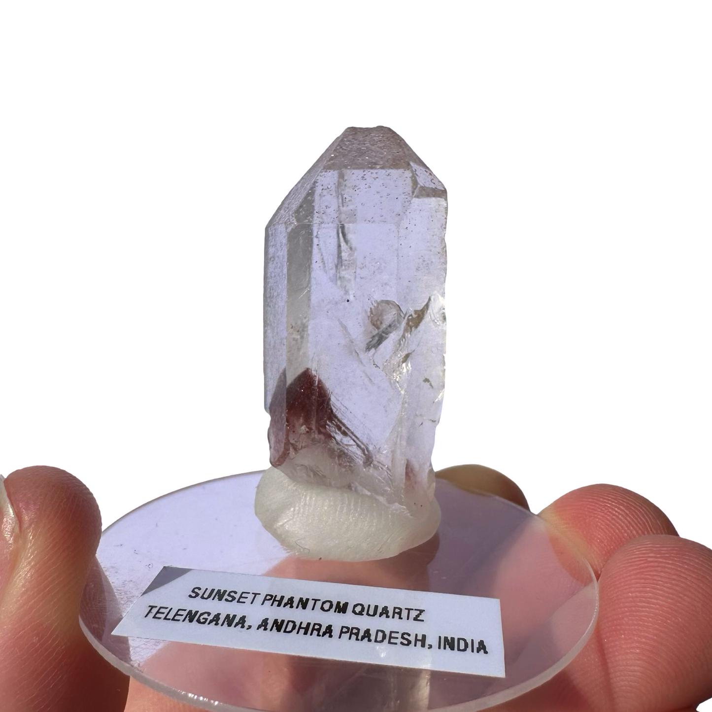 Sunset Phantom Quartz Point Grade B #17