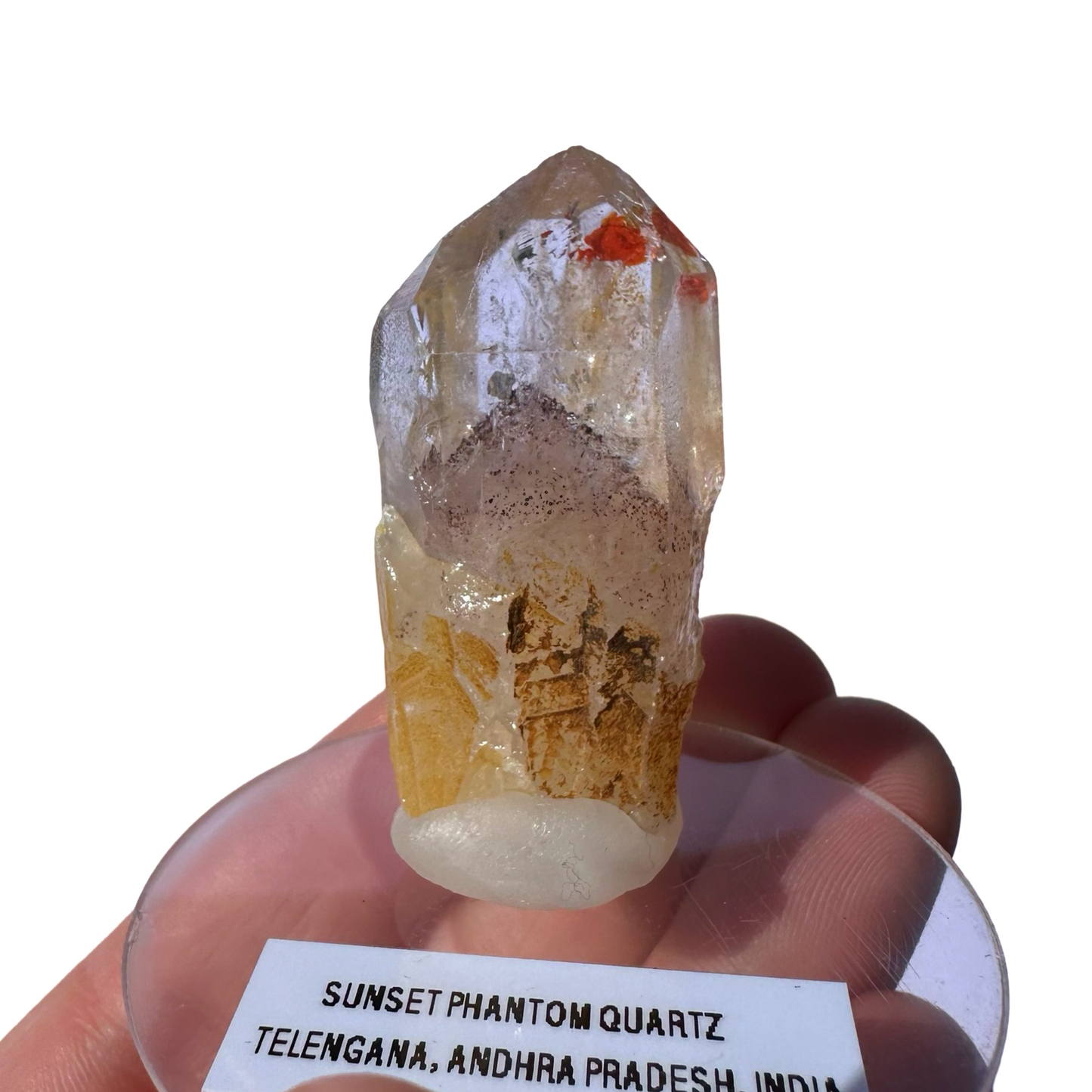 Sunset Phantom Quartz Point Grade A #3