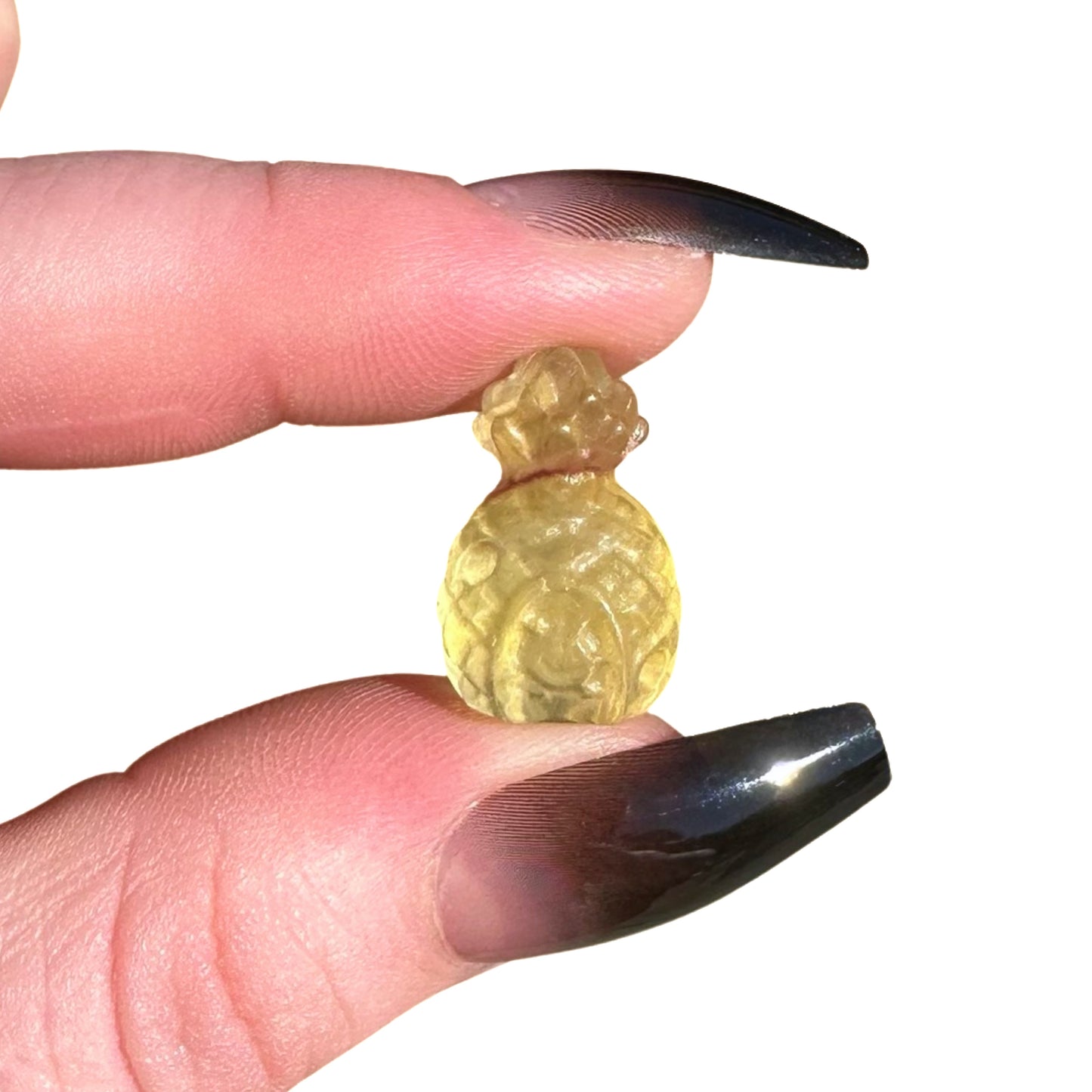 Fluorite Mini Pineapple Hut Yellow