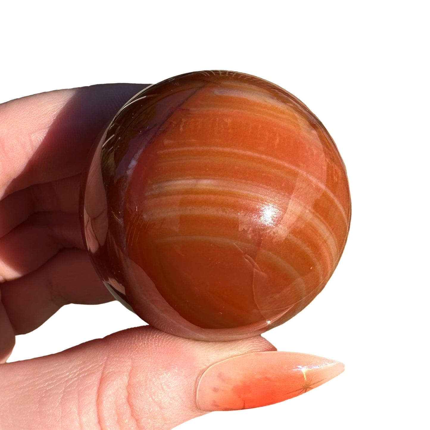 Carnelian x Quartz Sphere #42