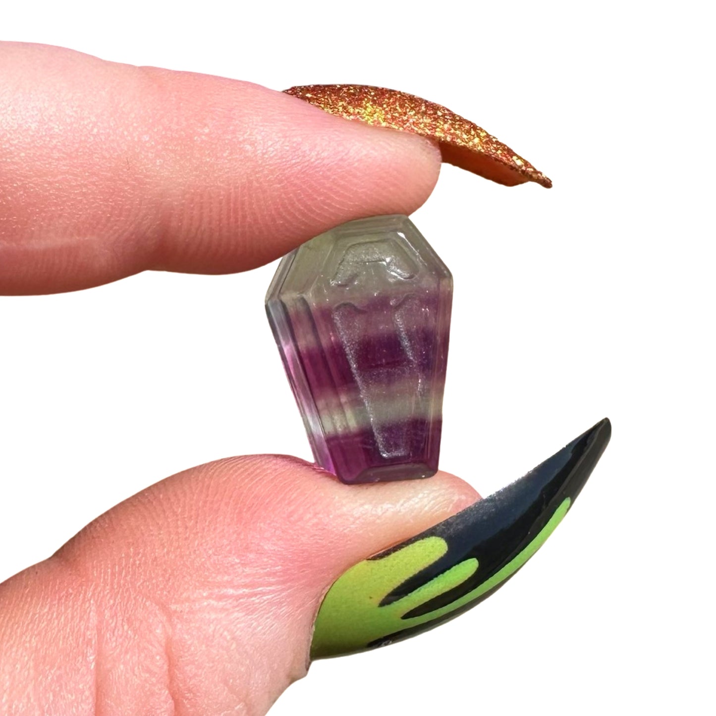 Fluorite Mini Coffin